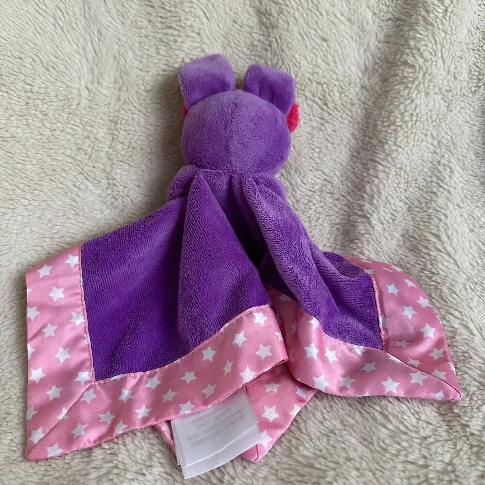 Fisher Price Purple Bunny Rabbit Lovey Security Blanket 12